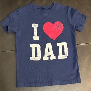 OshKosh B'gosh Navy 'I Heart Dad' Tee